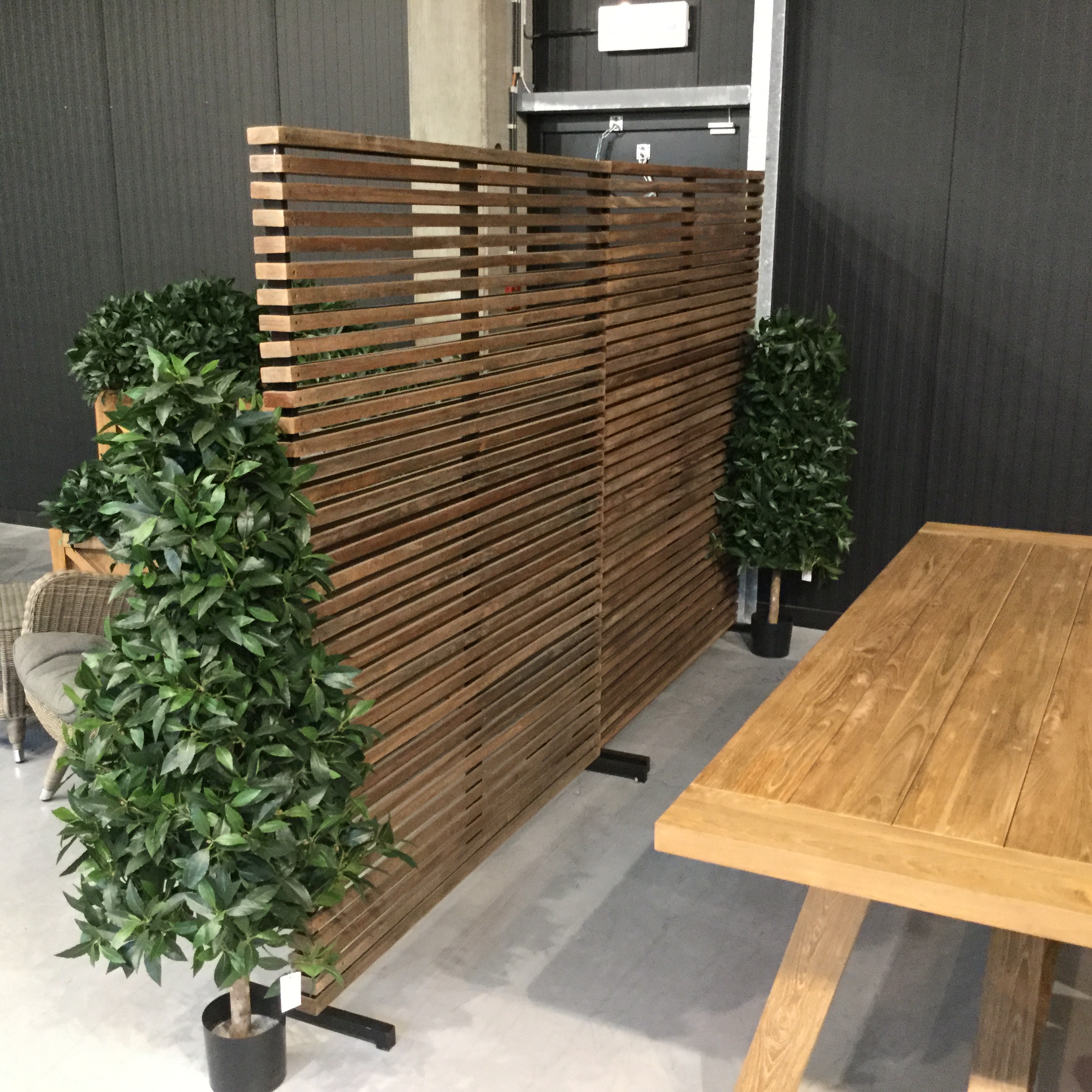 Teak Sichtschutz Garten Wohnen