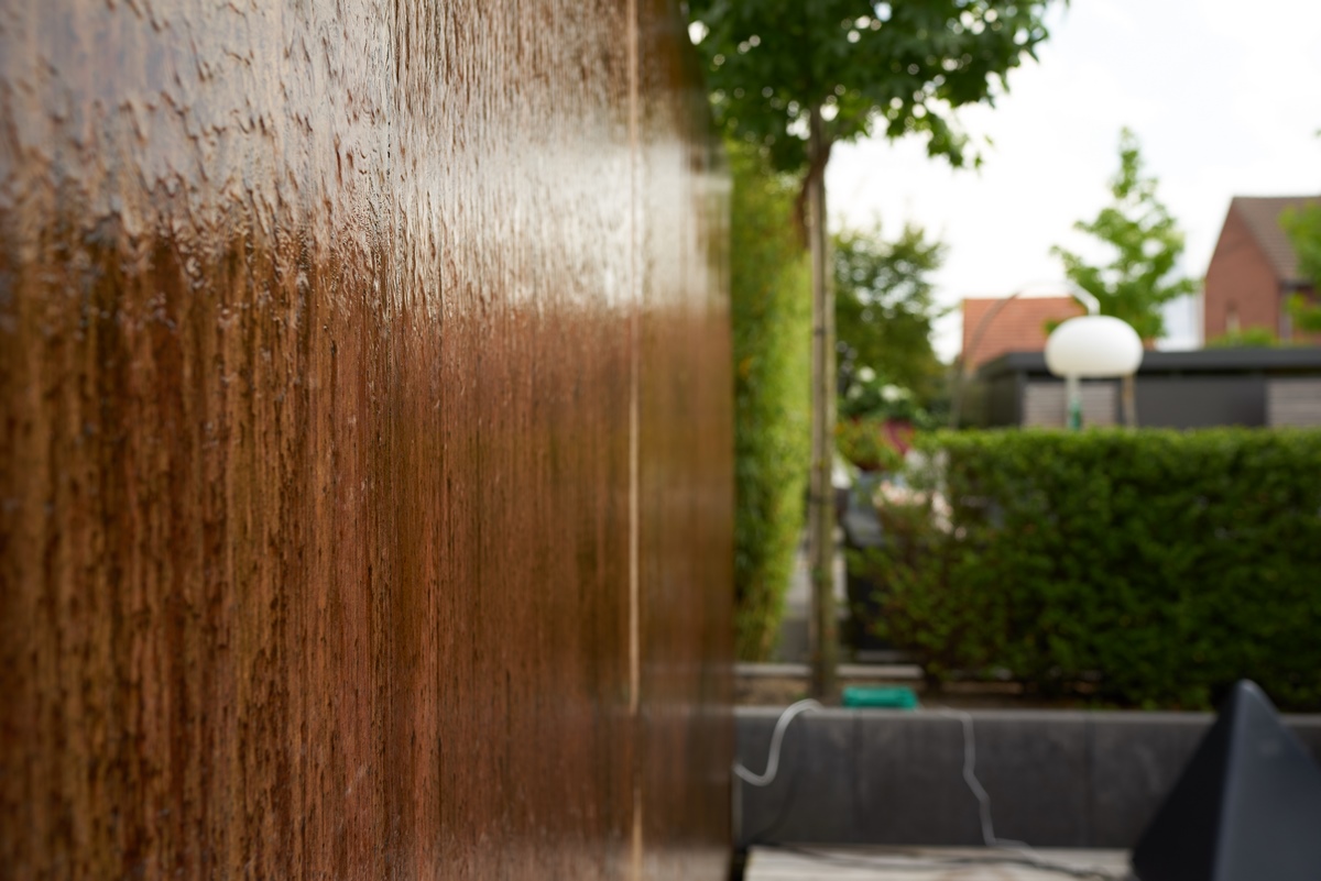 Brunnen Garten Wohnen