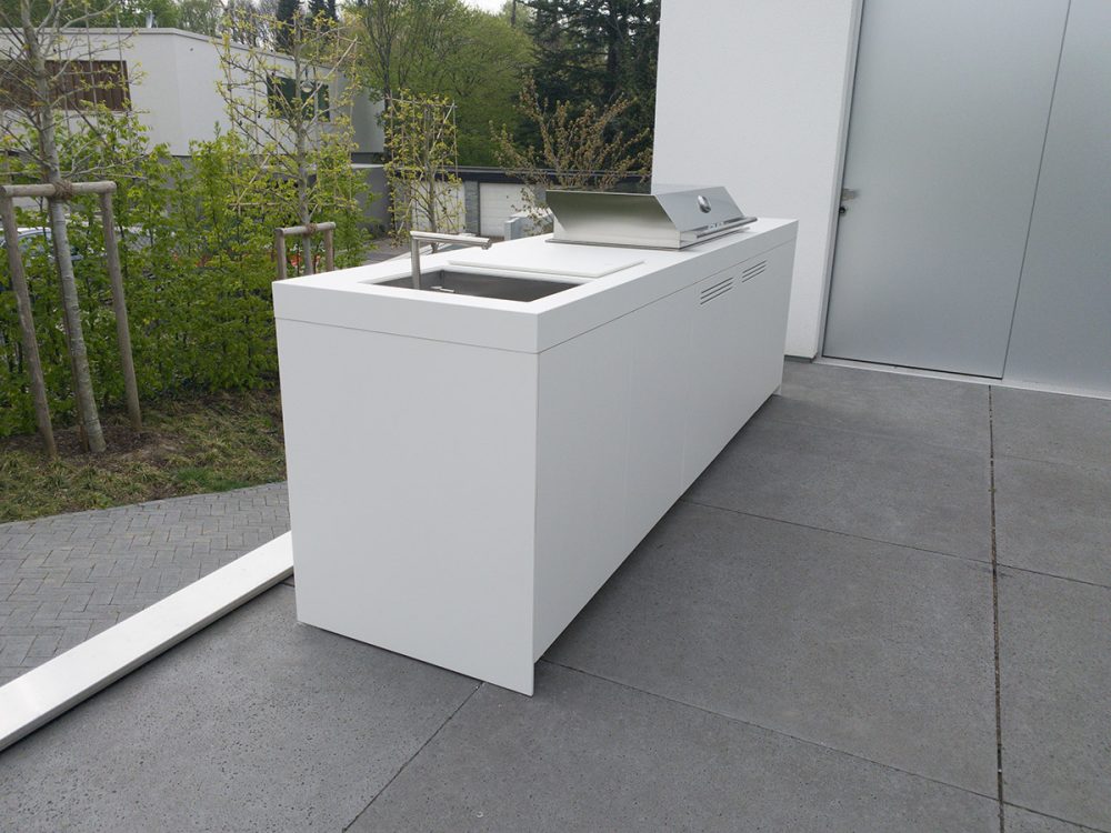 Outdoor Küche Luxus Hochwertig HPL Keramik Garten Wohnen BBQ