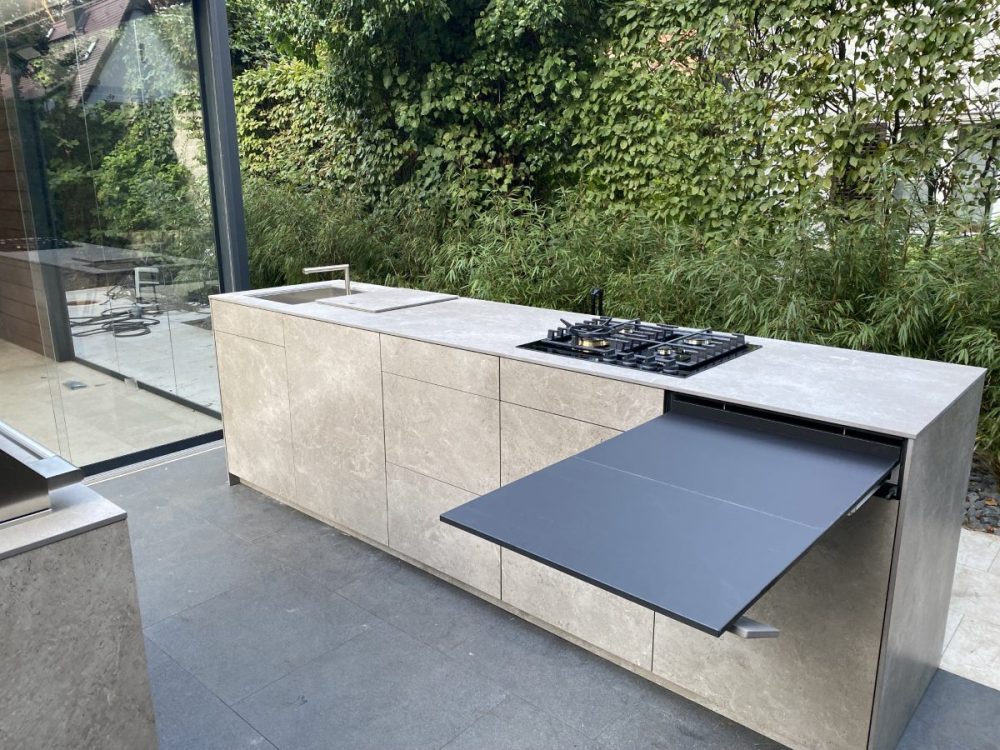Outdoor Küche Luxus Hochwertig HPL Keramik Garten Wohnen BBQ