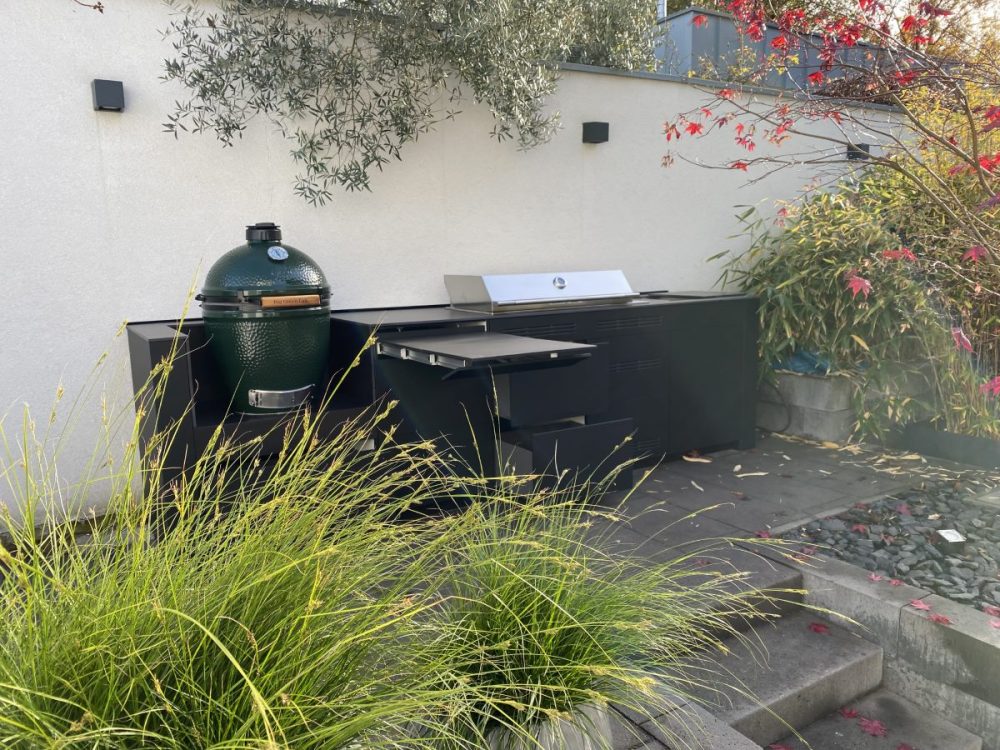 Outdoor Küche Luxus Hochwertig HPL Keramik Garten Wohnen BBQ