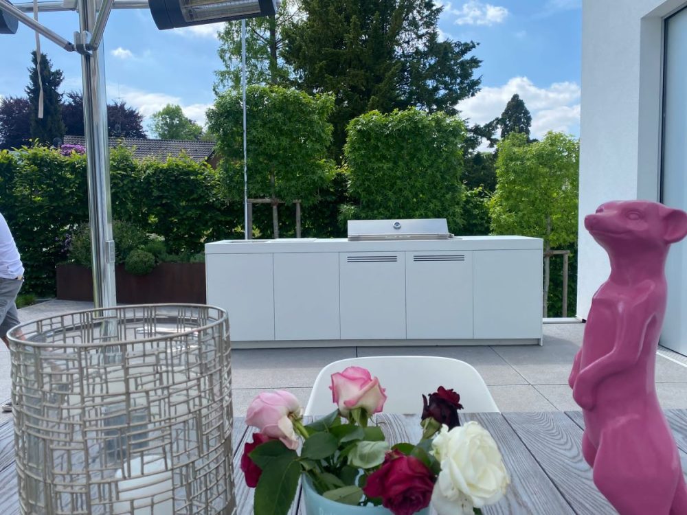 Outdoor Küche Luxus Hochwertig HPL Keramik Garten Wohnen BBQ