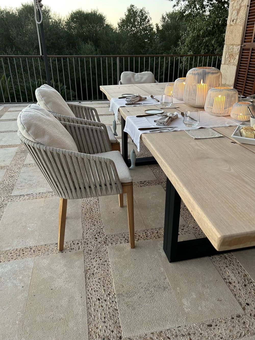 Massivholztisch Garten & Wohnen Stammware