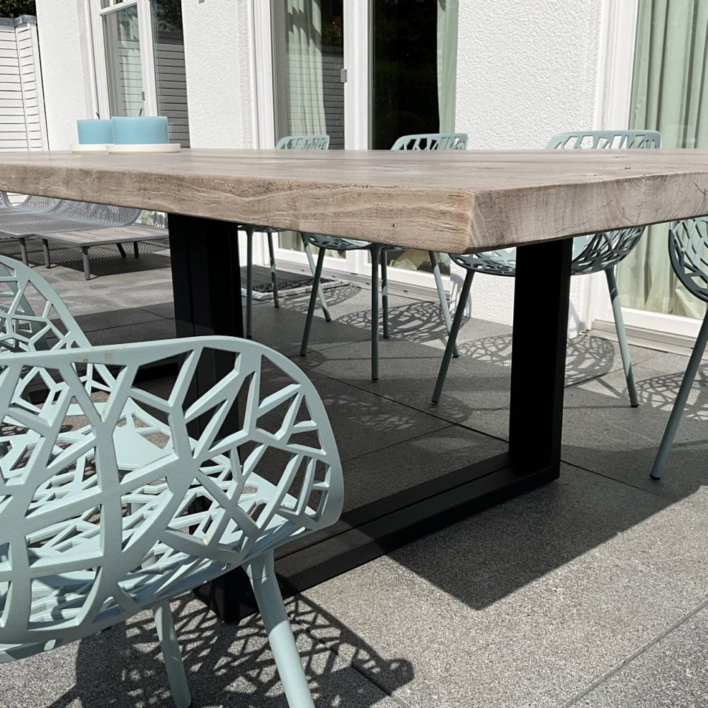 Solid wood table Massivholztisch Garten & Wohnen Stammware