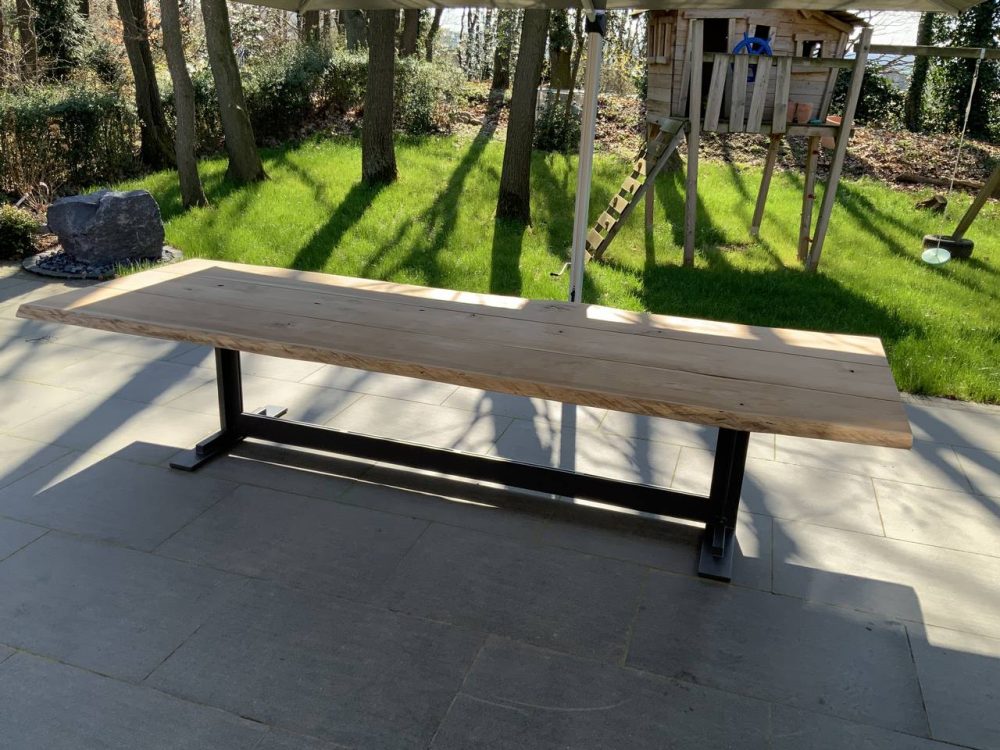 Solid wood table Massivholztisch Garten & Wohnen Stammware