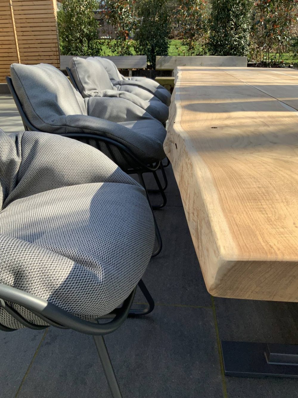 Solid wood table Massivholztisch Garten & Wohnen Stammware