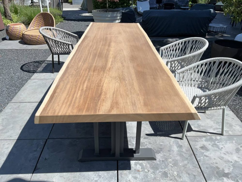 Solid wood table Massivholztisch Garten & Wohnen Stammware