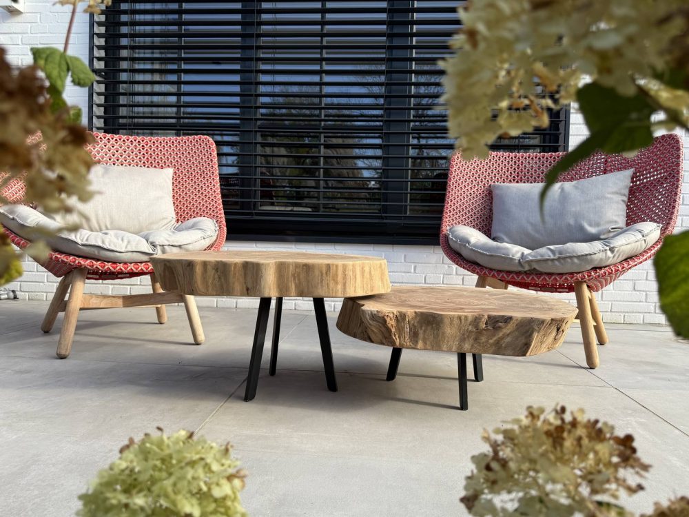 Handcrafted Solid Wood Lounge Tables