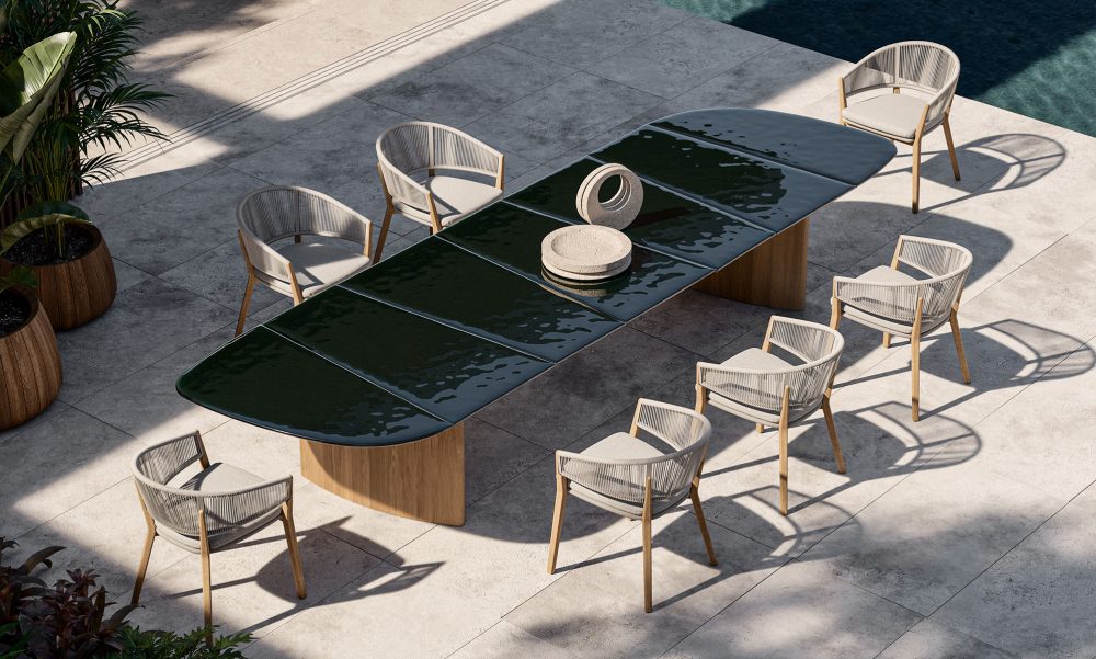 Bali Regaliz Garten Wohnen Outdoor Esstisch Dining Chair Stuhl